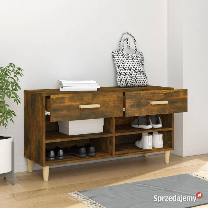 Szafka na buty przydymiony dąb 102x35x55 Warszawa