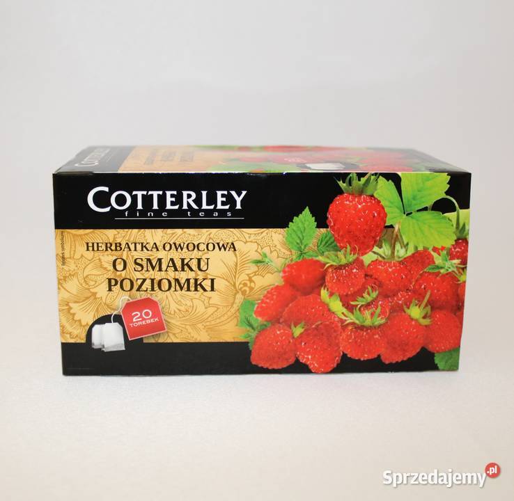 Herbata owocowa Cotterley wiśnia poziomka pigwa wielkopolskie Stare Miasto sprzedam