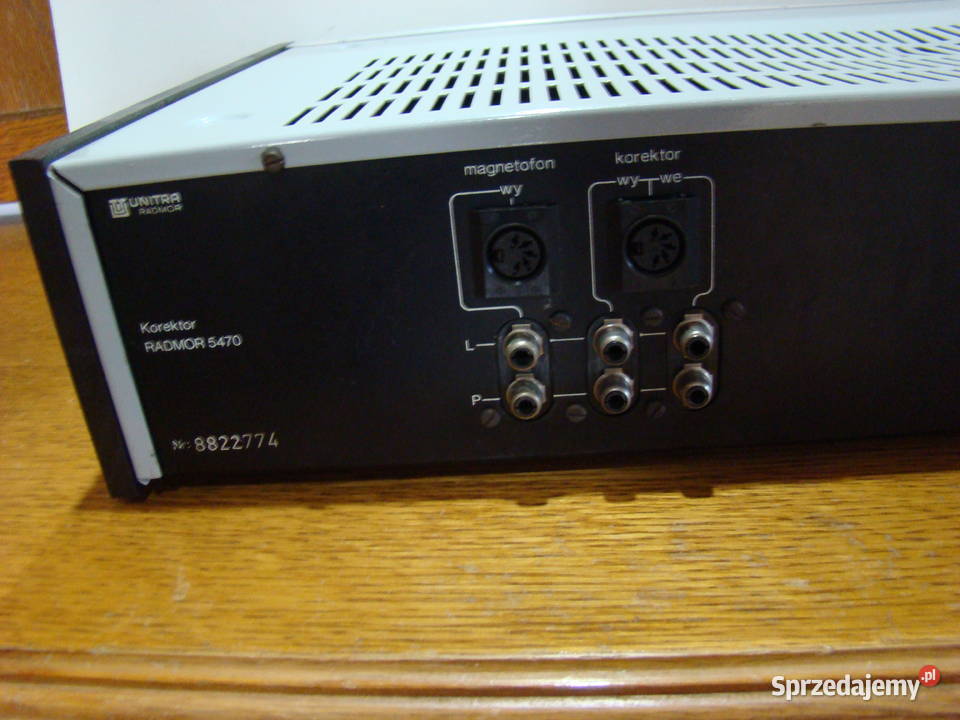 Unitra Radmor 5471 Korektor graficzny srebrnyAL Jelenia Góra