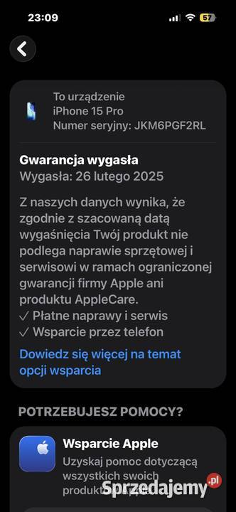 iPhone 15 pro 128 GB Gdańsk