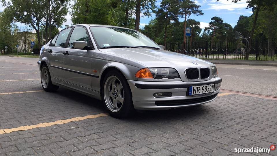 BMW E46 19 benzyna okazja srebrny Seria 3 Warszawa