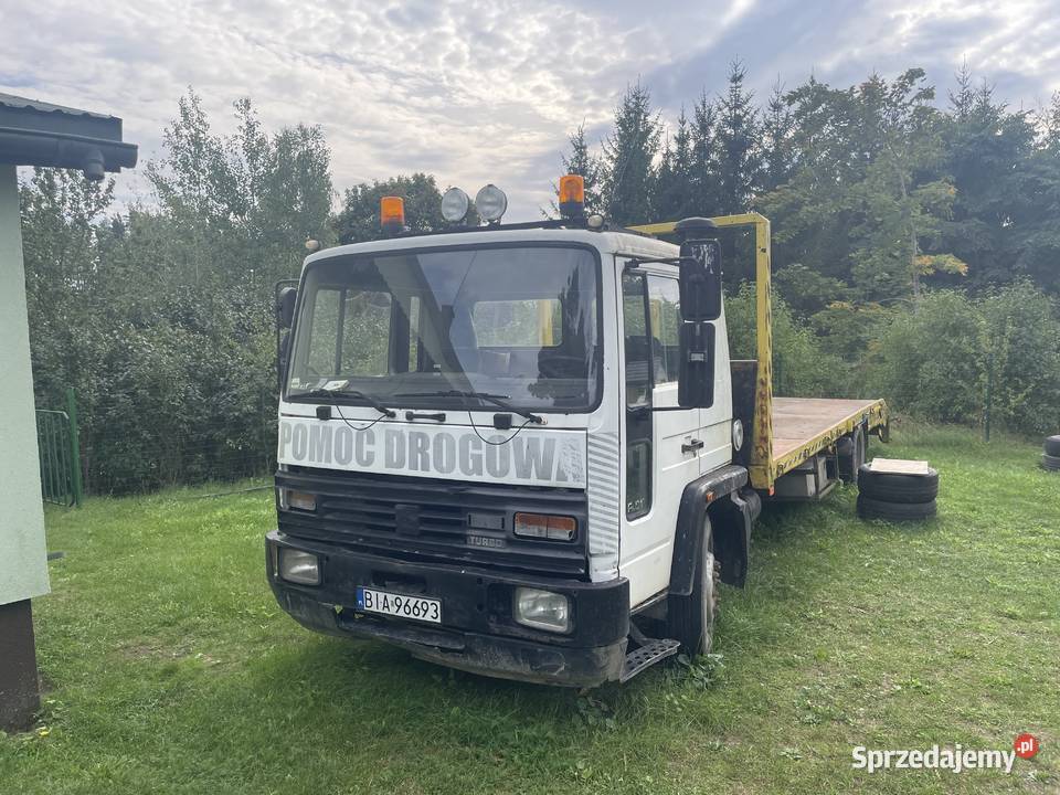 Volvo FL6 Pomoc Drogowa Autolaweta Najazd Łamany 1989 Klasyk Sprawny