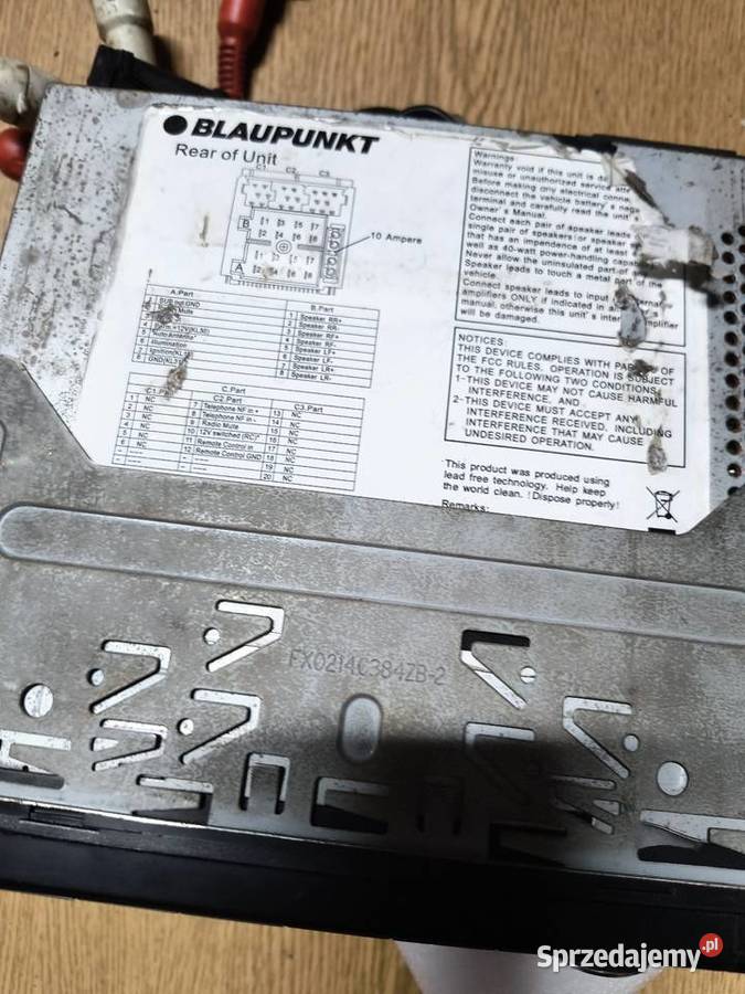 Sprzedam radio samochodowe USB CD AUX Blaupunkt