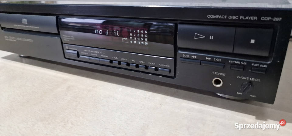 Cd player SONY 297 CDP297 odtwarzacz kompaktowy Międzychód