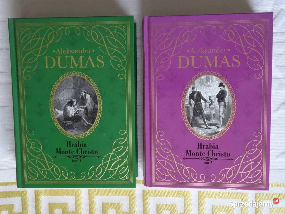Hrabia Monte Christo tom 1 i 2 ADumas twarda Łódź