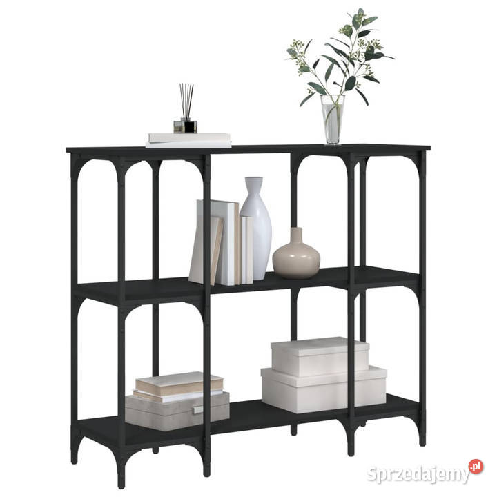 Stolik konsolowy czarny 102x35x90 WM834145 Stoły Warszawa sprzedam