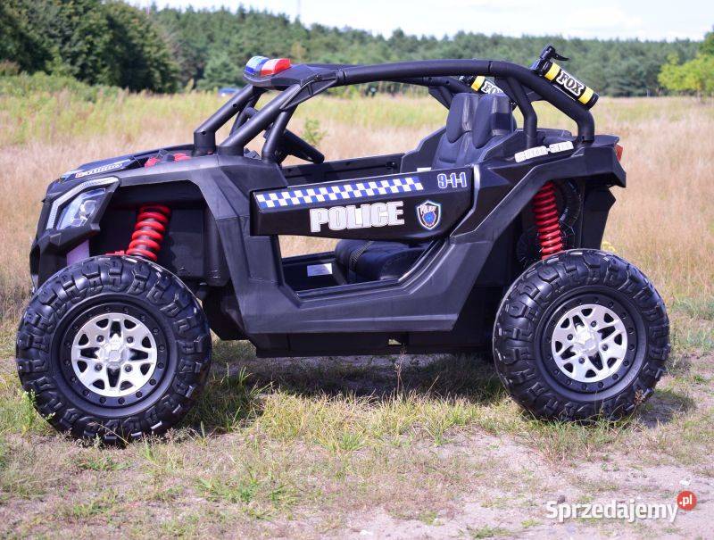 MEGA BUGGY UTV POLICJA TURBO R FOX 2 DZIECI Toruń