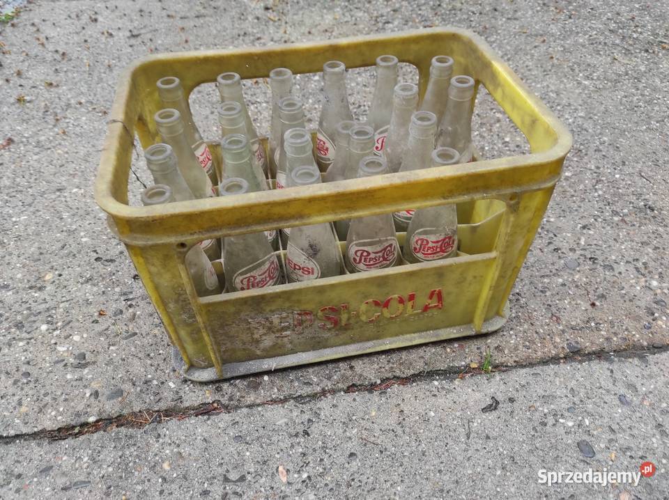 Transporter z butelkami Pepsi Cola Lata 7080 Porcelana i szkło Wodzisław Śląski sprzedam