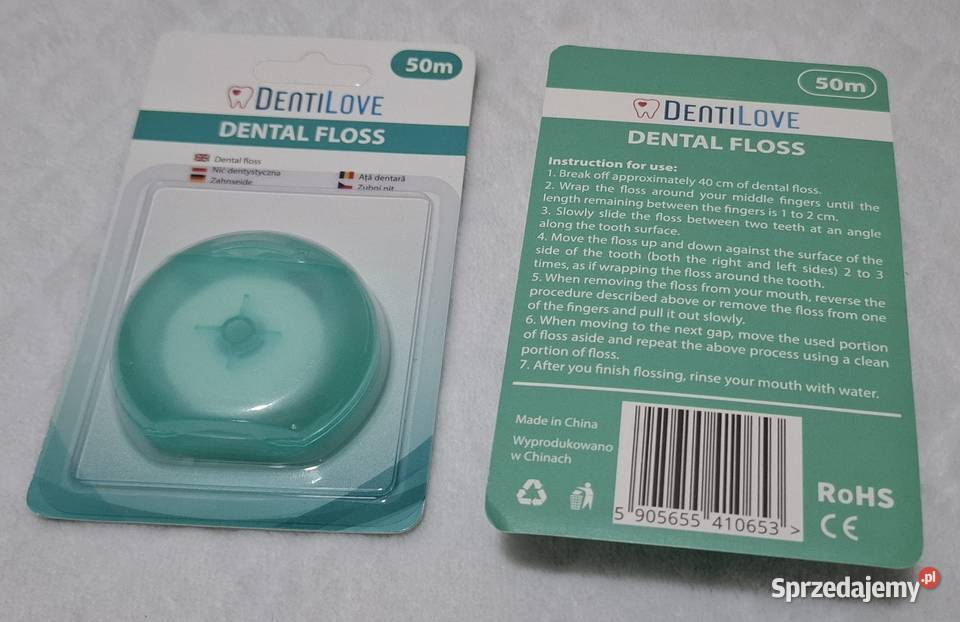 Nić dentystyczna 50m DentiLove 1 śląskie Czeladź sprzedam