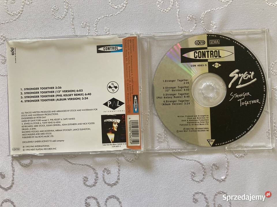 Płyta CD Single Sybil Stronger Together Lata 90 Czerwionka-Leszczyny sprzedam