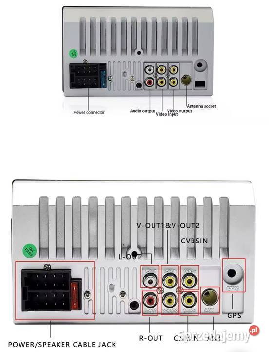 Radio samochodowe 7 dotykowe 2 din Bluetooth aux Wysoka