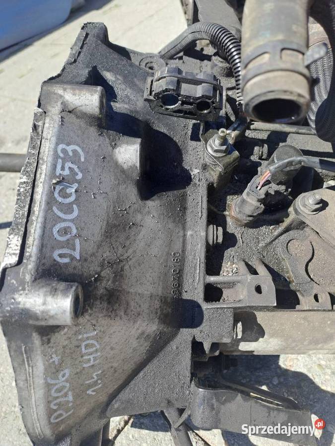 Peugeot 206 14 HDi 68 skrzynia biegów kod 20CQ53 osobowe śląskie Jastrzębie-Zdrój
