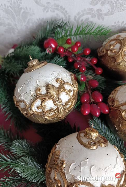 Bombki Boże Narodzenie Rękodzieło Vintage Stalowa Wola