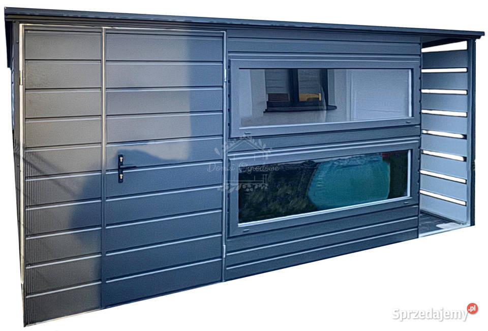Schowek domek ogrodowy 38x25m wiata 07x25m Domki narzędziowe Gniezno