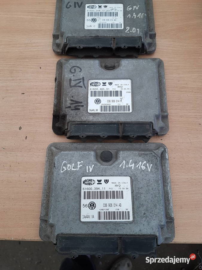 VW GOLF IV STEROWNIK KOMPUTER SILNIKA Części samochodowe Turek