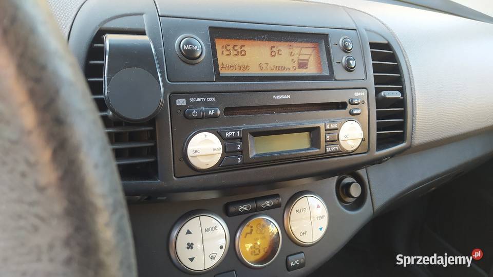 Nissan Micra K12 Tekna 14 88 niski przebieg radio Łask