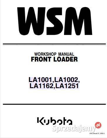 Kubota LA1153 LA1353 L1001 LA1002 LA1162 LA1251 Kielce