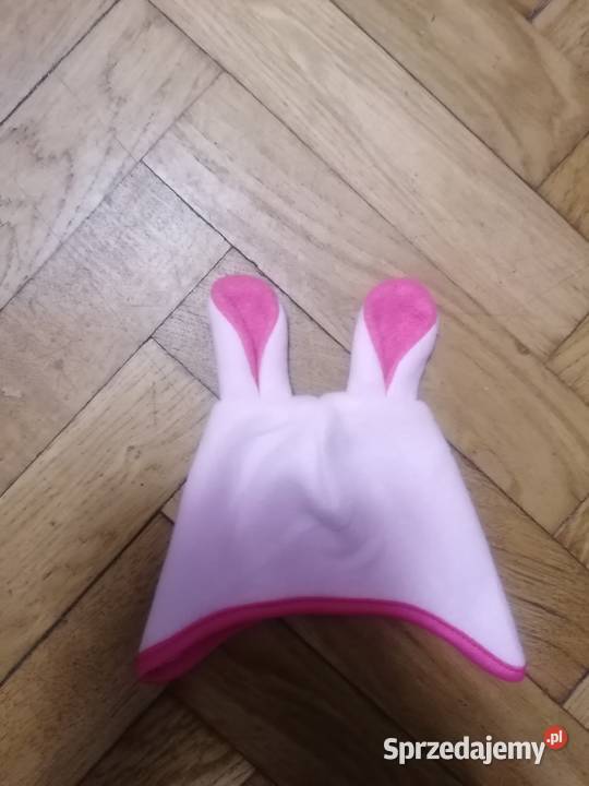 Czapka różowa z uszami Dla Dziecka Gdańsk