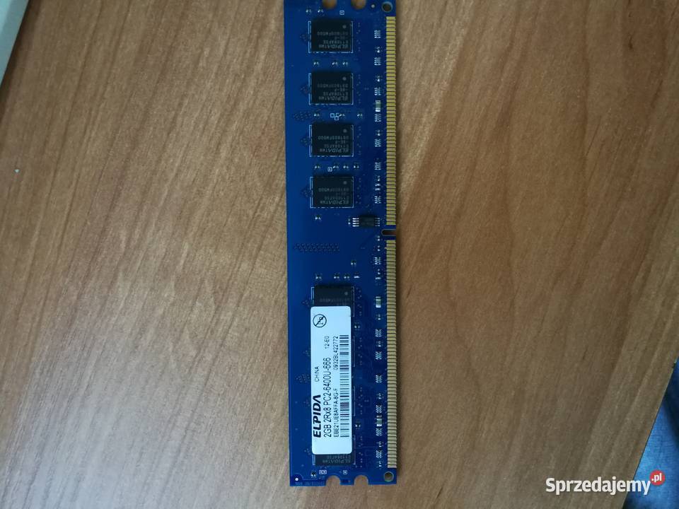 Elpida 2GB DDR2 PC26400 800MHz EBE21UE8AFFA8GF Ostrowiec Świętokrzyski