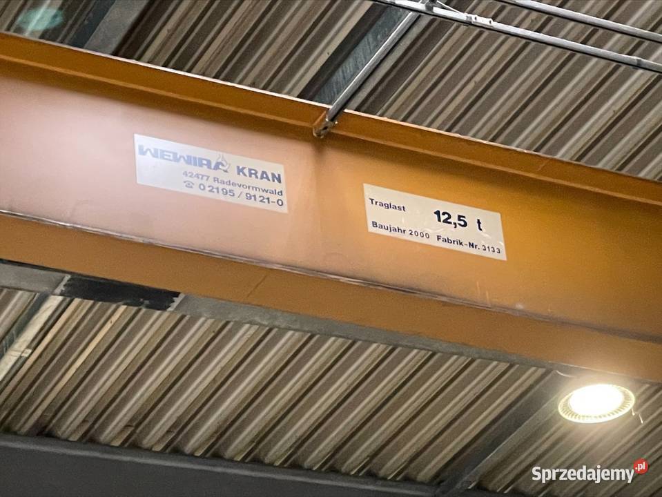 Suwnica Wewira SWF 125 t dźwig Sępólno Krajeńskie