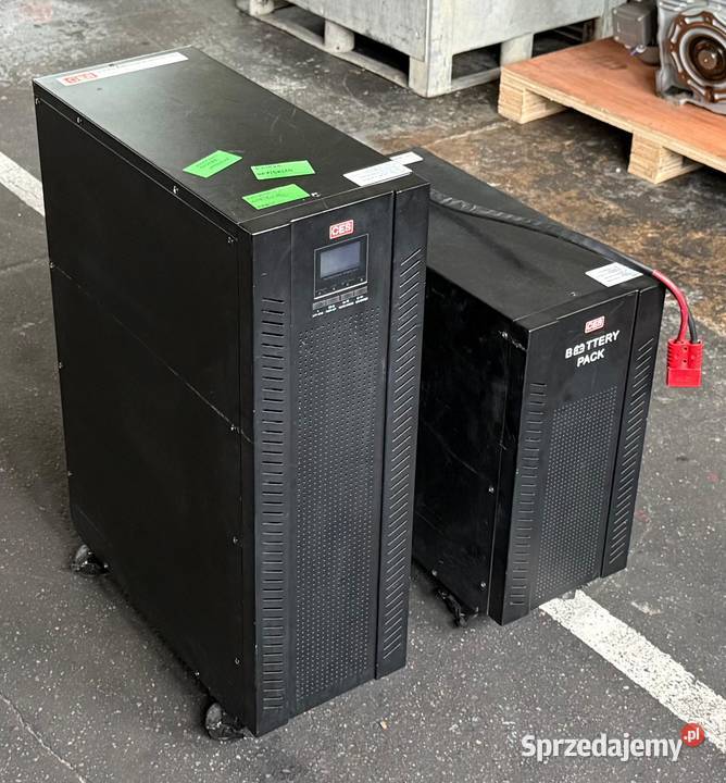 UPS firmy CES z osobną szafą bateryjną moc Pozostałe Zielona Góra