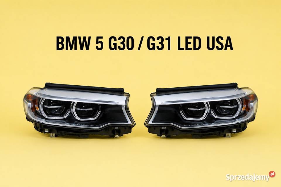 Zestaw reflektorów BMW 5 G3031 LED USA Warszawa