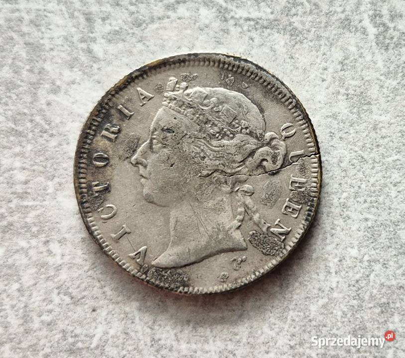 131 HONGKONG srebro 20 Centów 1890 r sprzedam
