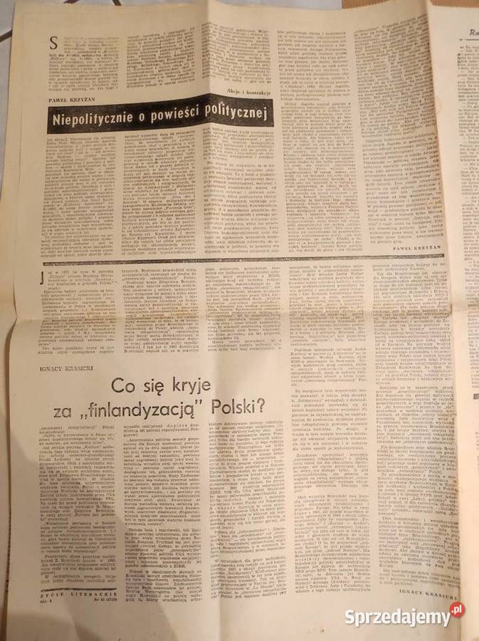 Życie Literackie 1985 45 1755 czasopismo tetro Kielce