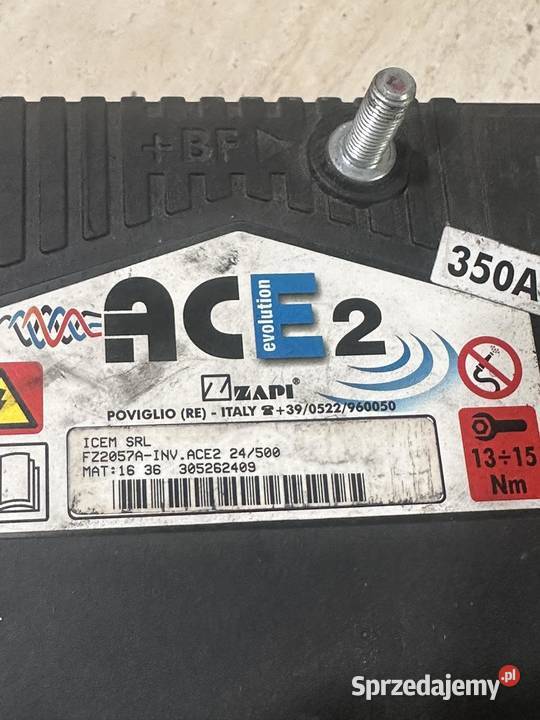 Sterownik ZAPI model ACE 2 FZ2057AINV 24V500A Antonie