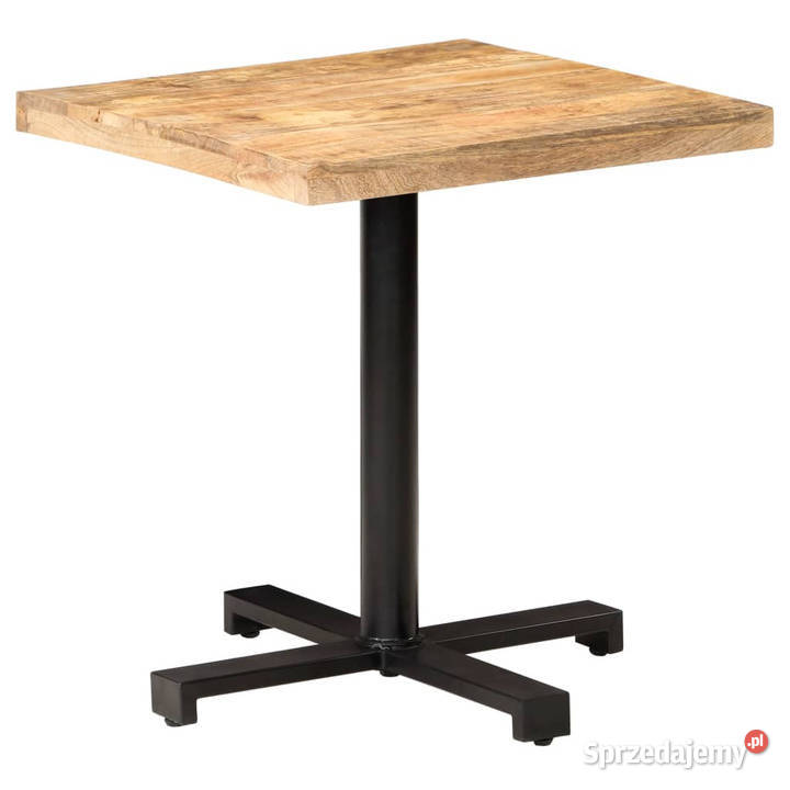 Stolik bistro kwadratowy 70x70x75 surowe drewno mazowieckie Warszawa sprzedam
