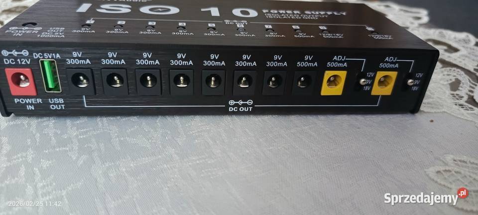 Zasilacz gitarowy MoskyAudio ISO 10 Zamość