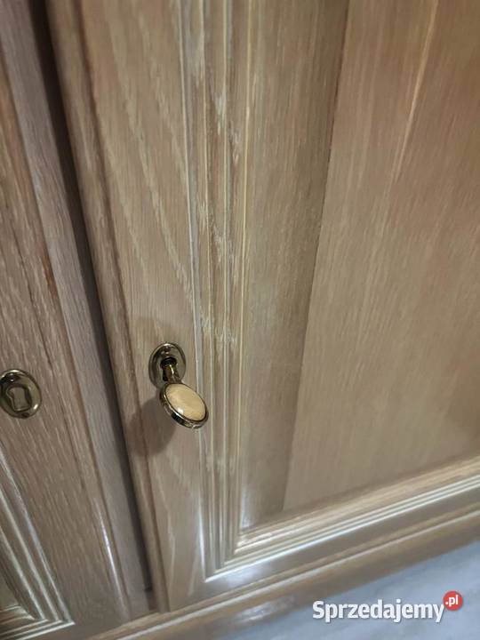 KOMODA z lustrem jasne drewno 230 szafki Siedlce