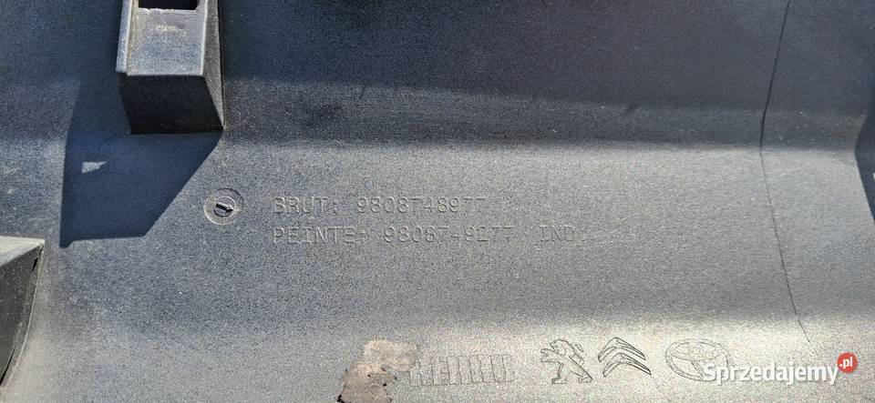 PEUGEOT EXPERT JUMPY PROACE SCUDO LISTWA DRZWI Bieleń