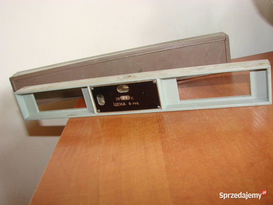 aluminiowa poziomica CCCP Pruszcz Gdański