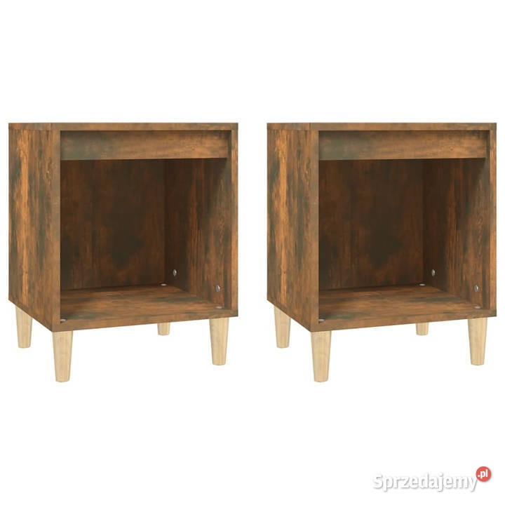 Szafki nocne 2 przydymiony dąb 40x35x50 WM821869 Warszawa