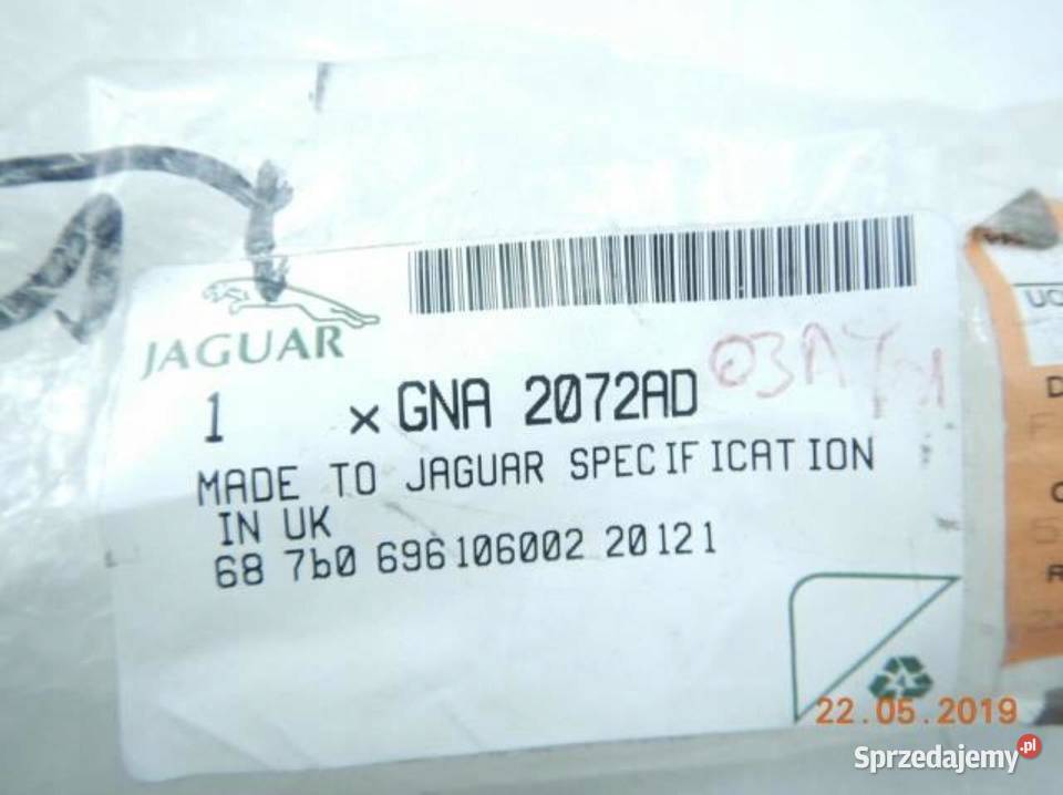 PROWADNICA SZYBY PRZÓD JAGUAR XJ X308