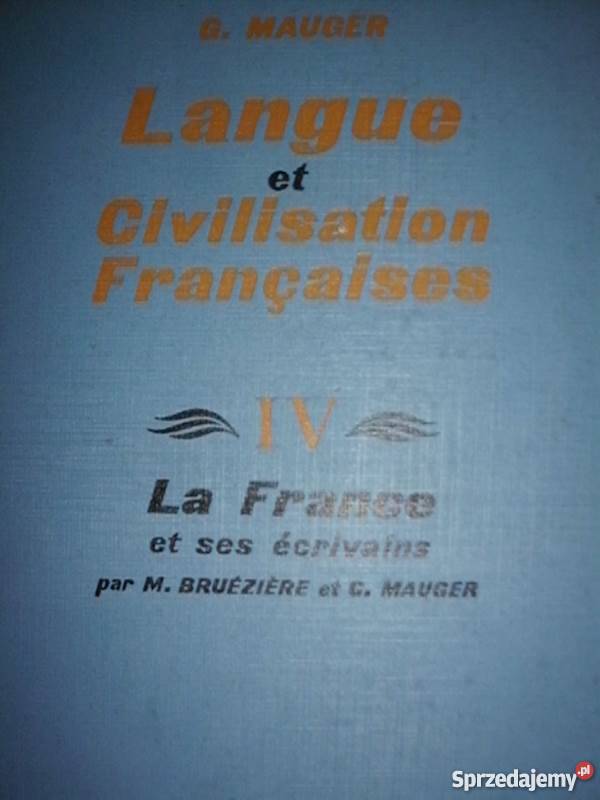 COURS DE LANGUE ET DE CIVILISATION FR TOM IV
