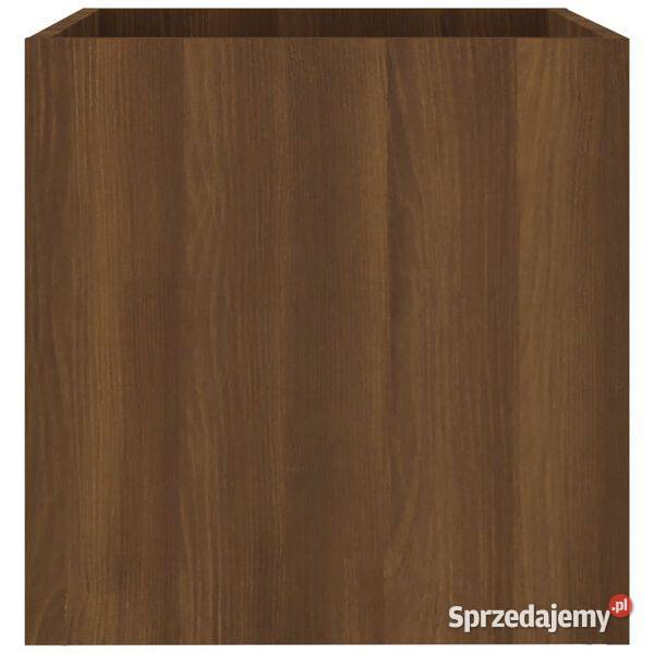 vidaXL Donica brązowy dąb 40x40x40 materiał