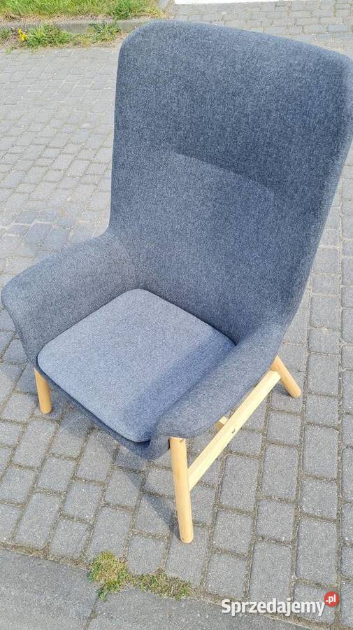 Fotel wysoki Ikea Vedbo wzorowy stan lubelskie Lublin
