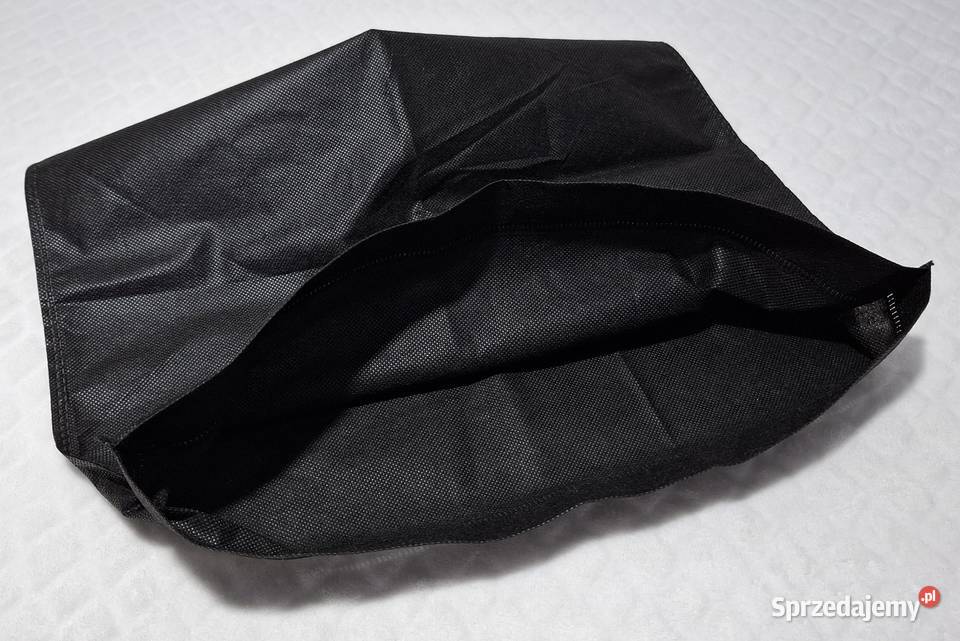 Worek woreczek materiałowy 39x39 Reserved czarny Czeladź