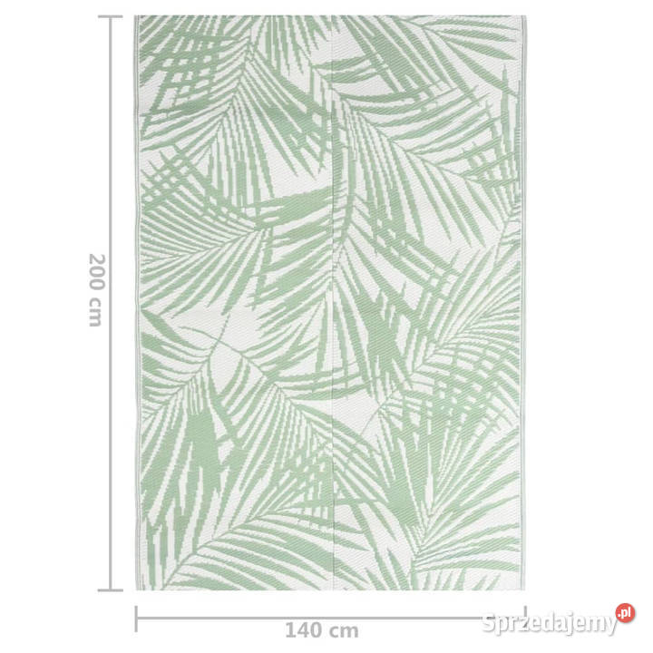 Dywan zewnętrzny zielony 140 x 200 PP WM316908 Warszawa