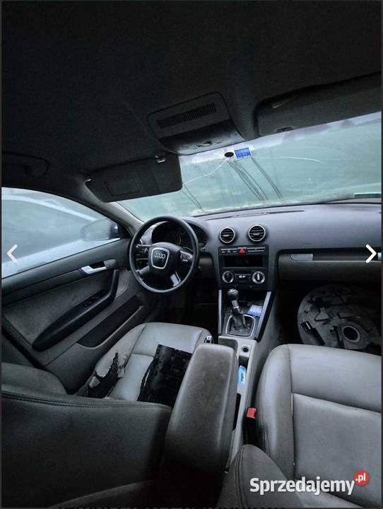 Audi A3 8P Lift 19TDI maska zderzak na części Nowy Targ sprzedam