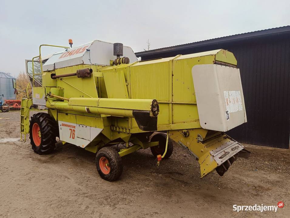 Claas Dominator 76 heder 36m wózek John Deere Bystrzyca Stara