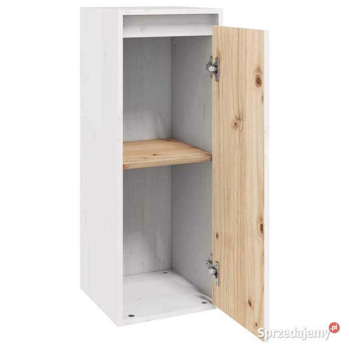 Szafka ścienna biała 30x30x80 lite drewno mazowieckie Warszawa