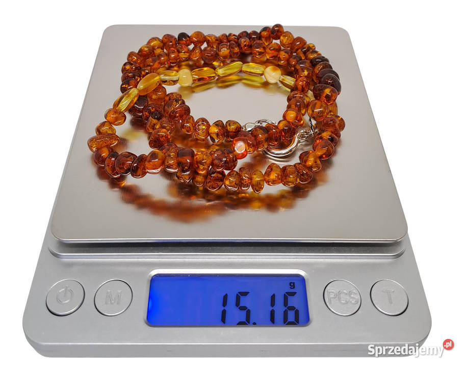 Korale z bursztynu bursztyn bałtycki baroczek Warszawa