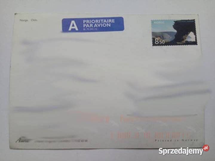 Pocztówka Oslo ok 2005r Znaczek Dąbrowa Górnicza sprzedam