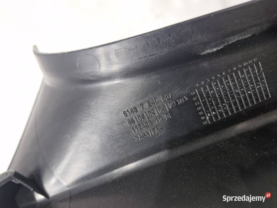 BMW F31 OSŁONA SŁUPKA LEWY TYŁ ORYGINAŁ 7240687 dolnośląskie sprzedam