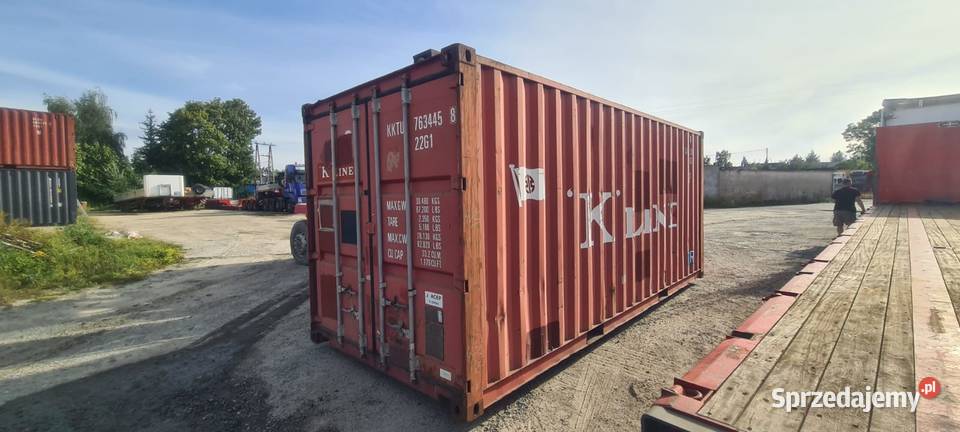 Kontener morski magazynowy 20DV 6 metrowy śląskie Żywiec