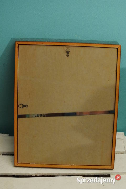 Żuraw grafika kolorowana Lubin