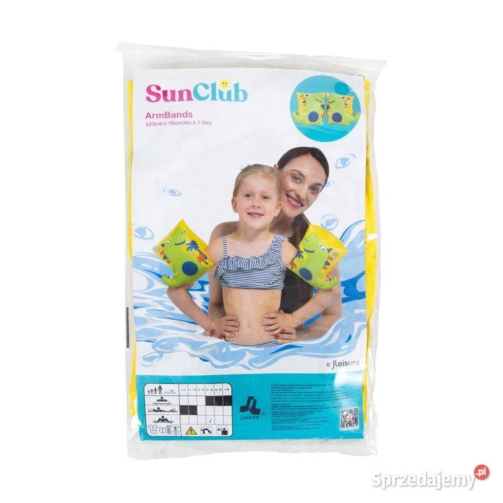 Dmuchane rękawki basenowe SUNCLUB dinozaur Sassy Do kąpieli śląskie